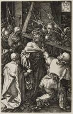 Albrecht Dürer. Christ Carrying the Cross, from The Engraved Passion, 1512 Engraving on laid paper. Jansma Collection, Grand Rapids Art Museum, 2007.16j